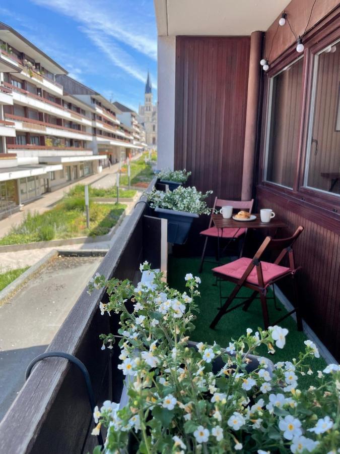 Appartement De Charme Au Pied De La Basilique Saint Remi Reims Esterno foto